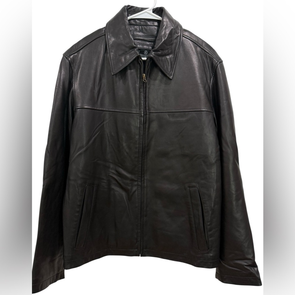 Covington Black Leather Jacket